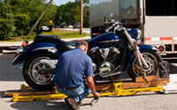 Metal Pallet Motorcycle Transport
